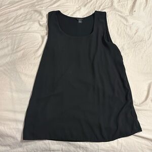 ANNE TAYLOR Petite Mixed Jersey Tank